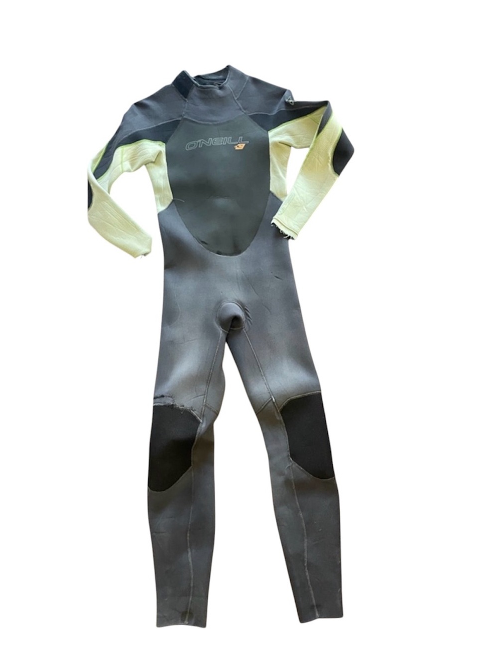 O'Neill Black Wetsuit with Yellow Logo